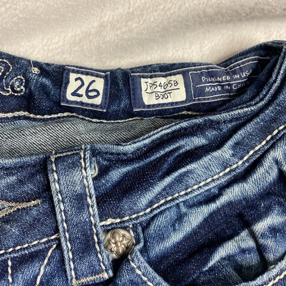 Miss Me JP5465B Boot Blue Jeans size 26 - Picture 2 of 11